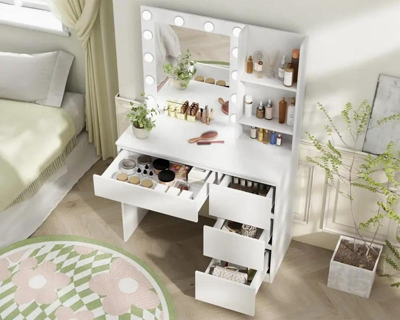 The Shopsite Home-living Dressing Table With Mirror Dressing Table With Mirror