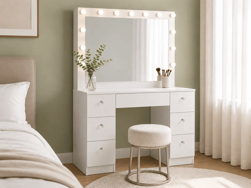 The Shopsite Home-living Dressing Table With Mirror Dressing Table With Mirror