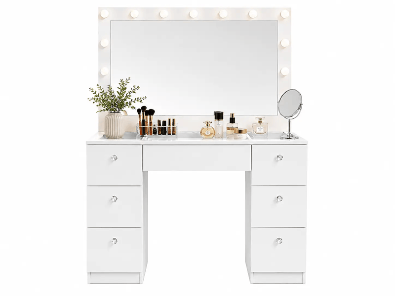 The Shopsite Home-living Dressing Table With Mirror Dressing Table With Mirror