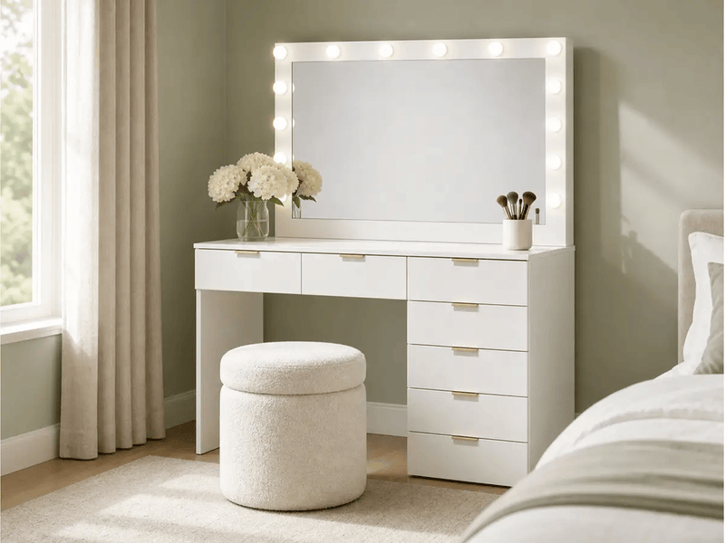 The Shopsite Home-living Dressing Table With Mirror Dressing Table With Mirror