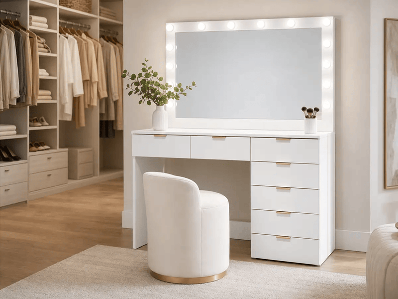 The Shopsite Home-living Dressing Table With Mirror Dressing Table With Mirror