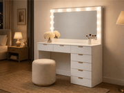 The Shopsite Home-living Dressing Table With Mirror Dressing Table With Mirror