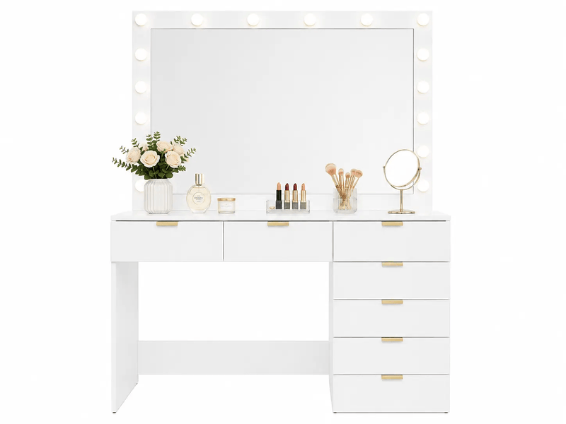 The Shopsite Home-living Dressing Table With Mirror Dressing Table With Mirror