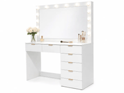 The Shopsite Home-living Dressing Table With Mirror Dressing Table With Mirror