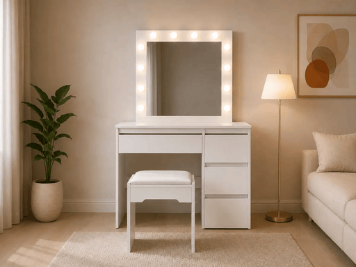 The Shopsite Home-living Dressing Table With Mirror Dressing Table With Mirror