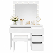 The Shopsite Home-living Dressing Table With Mirror Dressing Table With Mirror