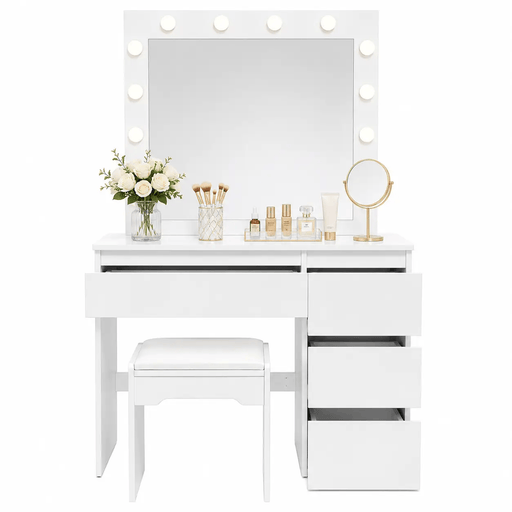 The Shopsite Home-living Dressing Table With Mirror Dressing Table With Mirror