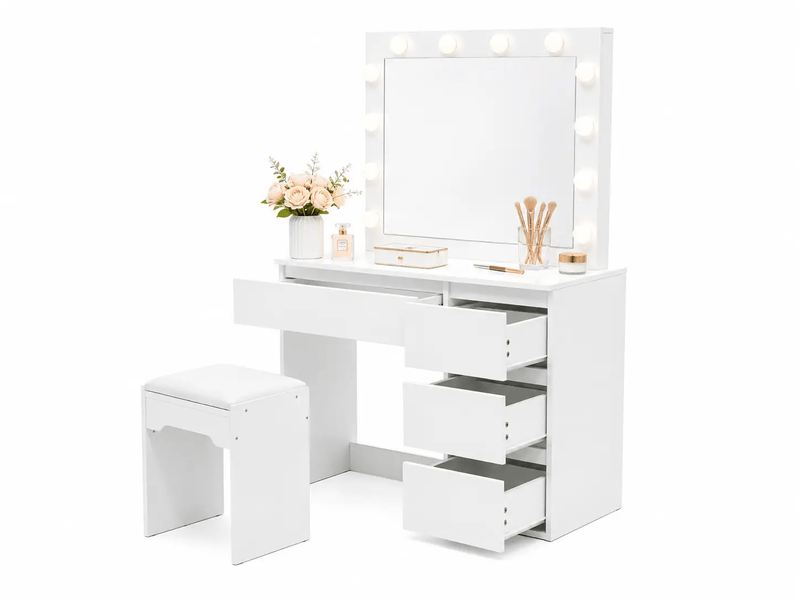 The Shopsite Home-living Dressing Table With Mirror Dressing Table With Mirror