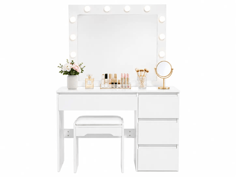 The Shopsite Home-living Dressing Table With Mirror Dressing Table With Mirror
