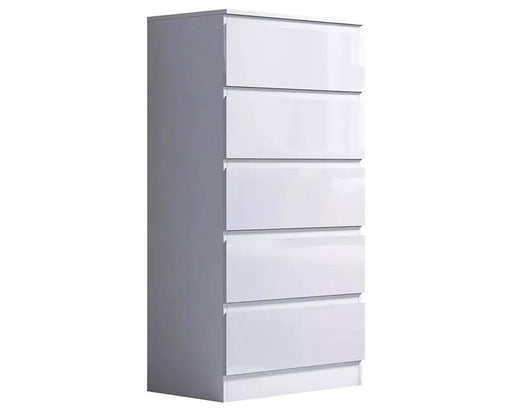 The Shopsite Home-living 5 Drawers Slim Tallboy 5 Drawers Slim Tallboy