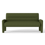 Dubai Hunter Modern 3 Seater Sofa Green by The Shopsite