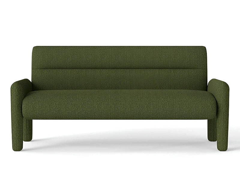 Dubai Hunter Modern 3 Seater Sofa Green by The Shopsite