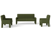 Dubai Hunter Modern 3 Seater Sofa Green by The Shopsite