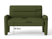 Hunter Green 3 Piece Sofa Set by The Shopsite