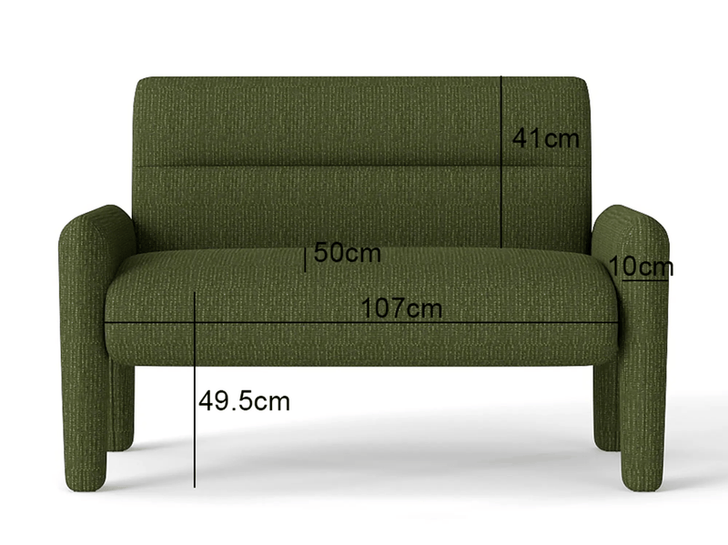 Hunter Green 3 Piece Sofa Set by The Shopsite