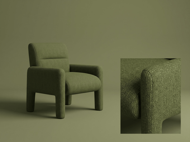The Shopsite Sofa Dubai Hunter Green Single Seater Sofa Dubai Hunter Green Single Seater Sofa