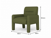 The Shopsite Sofa Dubai Hunter Green Single Seater Sofa Dubai Hunter Green Single Seater Sofa