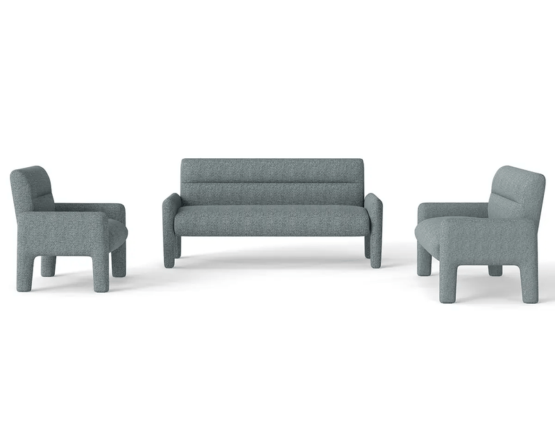 3 Piece Sofa Set – Dubai Sky Blue by The Shopsite