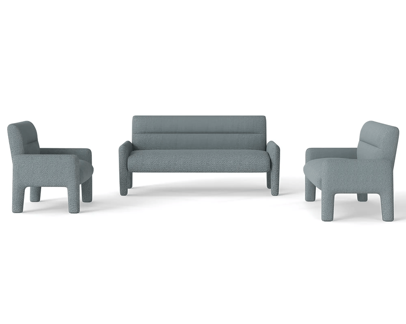 3 Piece Sofa Set – Dubai Sky Blue by The Shopsite