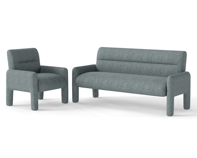 3 Piece Sofa Set – Dubai Sky Blue by The Shopsite