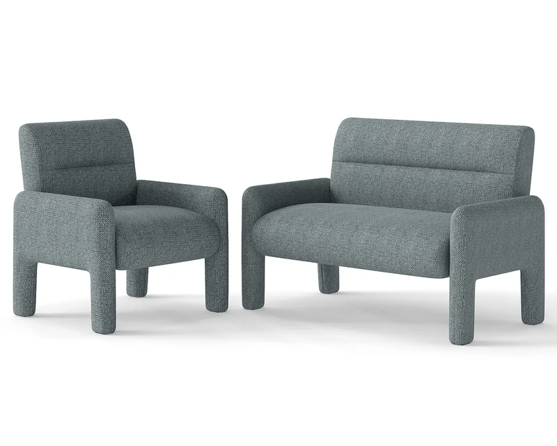 3 Piece Sofa Set – Dubai Sky Blue by The Shopsite