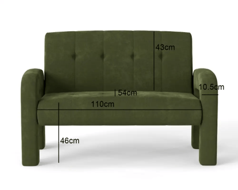 The Shopsite Sofa Milan Hunter Green 2 Seater Sofa Milan Hunter Green 2 Seater Sofa