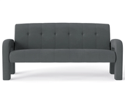 The Shopsite Sofa 3 Piece Milan Charcoal Sofa Set 3 Piece Milan Charcoal Sofa Set