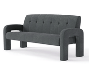 The Shopsite Sofa 3 Piece Milan Charcoal Sofa Set 3 Piece Milan Charcoal Sofa Set
