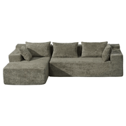 The Shopsite Sofa Compressed Sofa L-Shape Modular Sofa with Chaise Compressed Sofa L-Shape Modular Sofa with Chaise