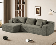 The Shopsite Sofa Compressed Sofa L-Shape Modular Sofa with Chaise Compressed Sofa L-Shape Modular Sofa with Chaise
