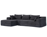 The Shopsite Sofa Compressed Sofa L Shape Modular Sofa with Chaise Compressed Sofa L Shape Modular Sofa with Chaise