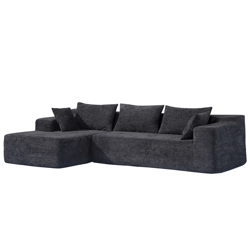 The Shopsite Sofa Compressed Sofa L Shape Modular Sofa with Chaise Compressed Sofa L Shape Modular Sofa with Chaise