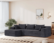 The Shopsite Sofa Compressed Sofa L Shape Modular Sofa with Chaise Compressed Sofa L Shape Modular Sofa with Chaise