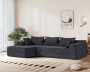 The Shopsite Sofa Compressed Sofa L Shape Modular Sofa with Chaise Compressed Sofa L Shape Modular Sofa with Chaise