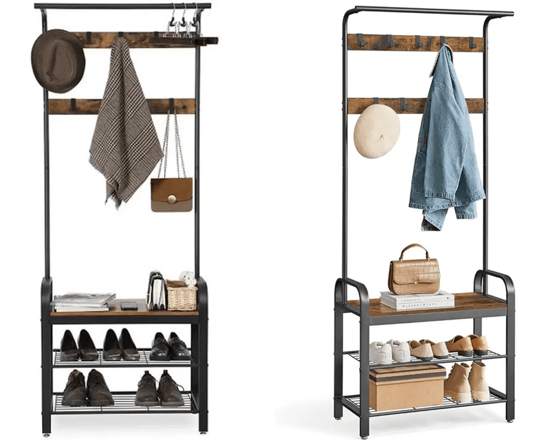The Shopsite Home-living Vasagle Coat Rack Stand with Shoe Storage Bench Vasagle Coat Rack Stand with Shoe Storage Bench