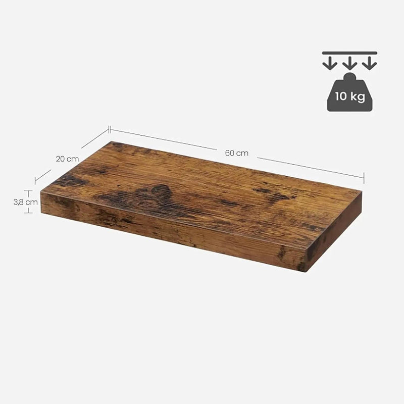 The Shopsite Home-living Wall Shelf Floating Shelves 38mm Thick Wall Shelf Floating Shelves 38mm Thick