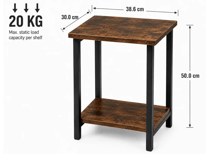 Side Table End Table by The Shopsite