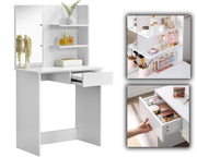 The Shopsite Home-living VASAGLE Dressing Table With Mirror VASAGLE Dressing Table With Mirror