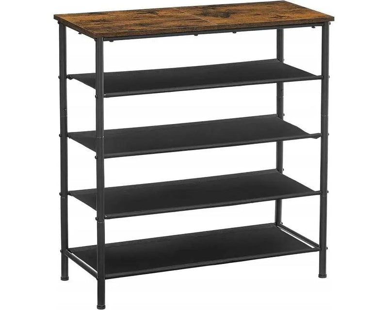 The Shopsite Home-living Shoe Rack Organiser 5 Tier Narrow Shoe Storage Shelf Shoe Rack Organiser 5 Tier Narrow Shoe Storage Shelf