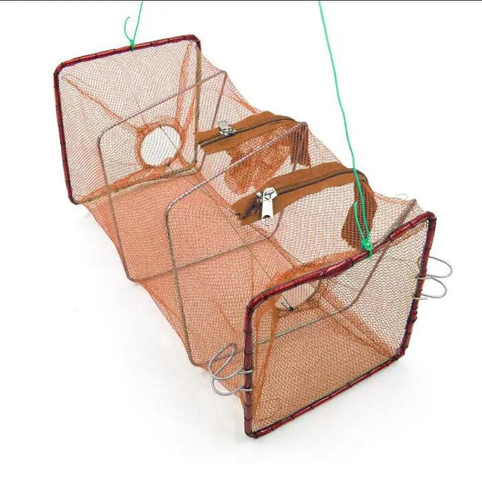 Kilwell Kilwell Baitcatcher Folding Brown Mesh Large Kilwell Baitcatcher Folding Brown Mesh Large
