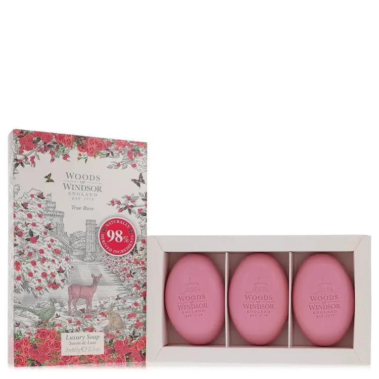 Brands HD Three 2.1 oz Luxury Soaps True Rose Three 2.1 oz Luxury Soaps by Woods Of Windsor 62 ml True Rose Three 2.1 oz Luxury Soaps by Woods Of Windsor 62 ml