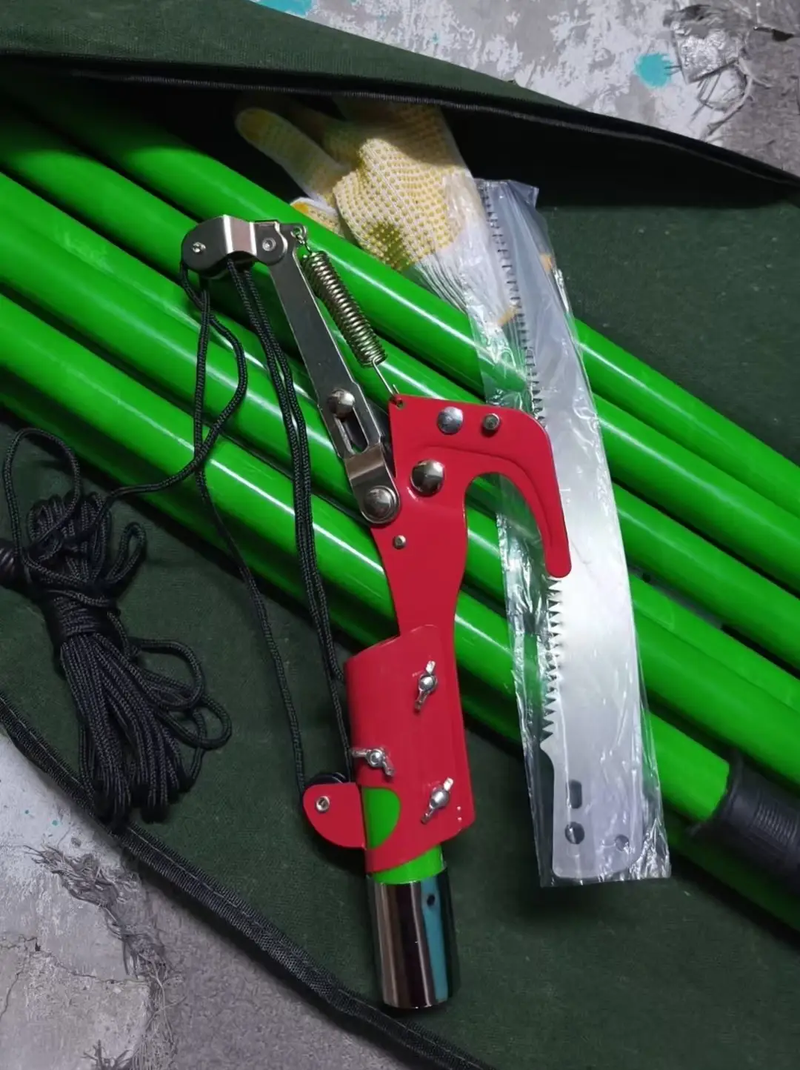 8M Detachable Pole Pruning Saw Tree Trimmer Shearing by salelink.co.nz