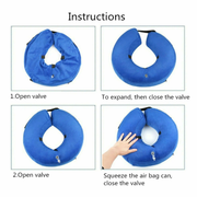 Pet Dog Inflatable Cone Collar Medical Wound Soft S by salelink.co.nz