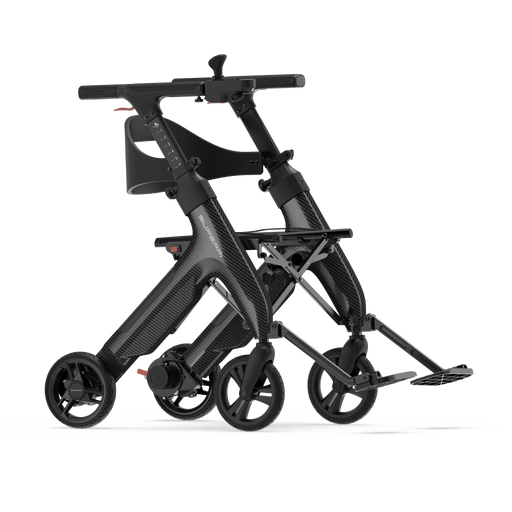 Kiwi eRide Kiwi eRide 4 in 1 Electric Rollator, Wheelchair, Walker with Seat, Foldable Transport Wheelchair Black 4 in 1 Electric Rollator, Wheelchair, Walker with Seat, Foldable Transport Wheelchair Black