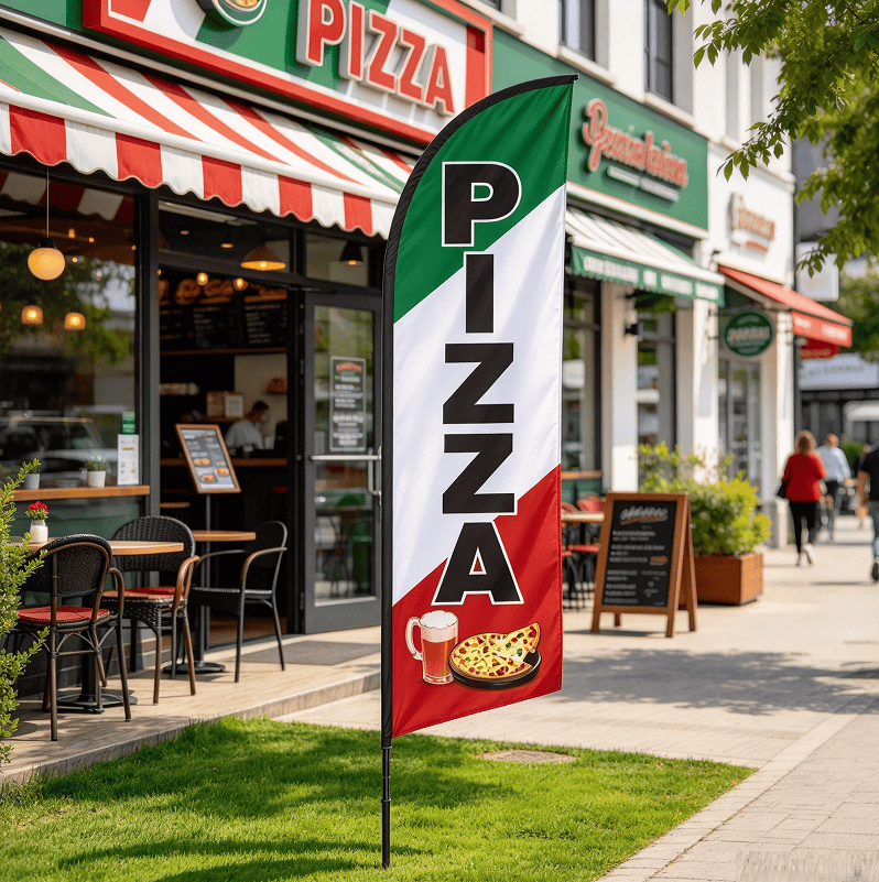 dealonline.co.nz dealonline.co.nz PIZZA - Pre-print Double Sided Feather Banner Flag Business Commersial 3M SET PIZZA - Pre-print Double Sided Feather Banner Flag Business Commersial 3M SET