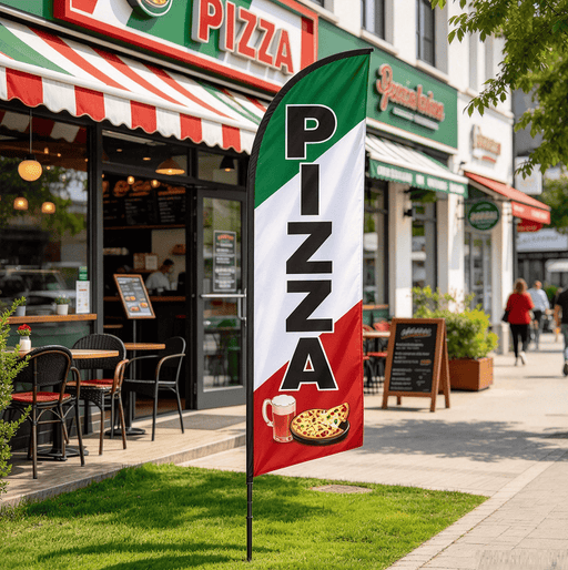 dealonline.co.nz dealonline.co.nz PIZZA - Pre-print Double Sided Feather Banner Flag Business Commersial 3M SET PIZZA - Pre-print Double Sided Feather Banner Flag Business Commersial 3M SET