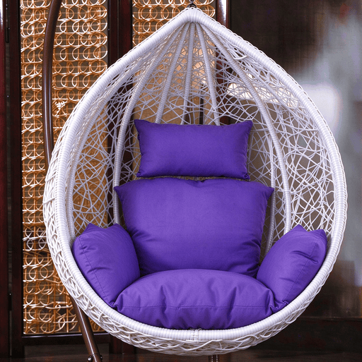 dealonline.co.nz dealonline.co.nz Cushion Pad Seat Set High Quality For Hanging Basket Chair - Purple Cushion Pad Seat Set High Quality For Hanging Basket Chair - Purple