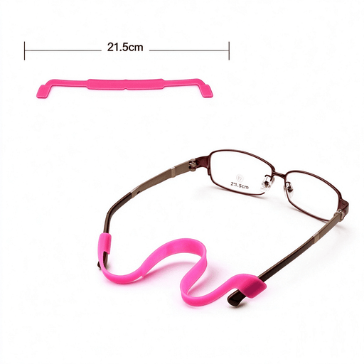 dealonline.co.nz dealonlinenz 3*Silicone Glasses Strap Anti Slip Eyeglass Retainer Spectacle Holder 3 Pack Silicone Anti Slip Eyeglasses Holders Dark Pink
