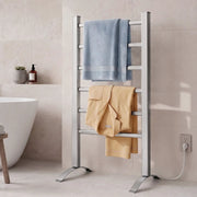SportZone.co.nz Home & Garden > Laundry & Cleaning > Drying Racks & Hangers Devanti Electric Heated Towel Rail Rack 6 Bars with Timer Clothes Dry Warmer Devanti Electric Heated Towel Rail Rack 6 Bars with Timer Clothes Dry Warmer