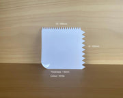 Epoxy Spreader / Plastic Scraper / Notch Adhesive Trowel - Perfect for River Table, Coffee Table, Table Top etc by Resin Art NZ